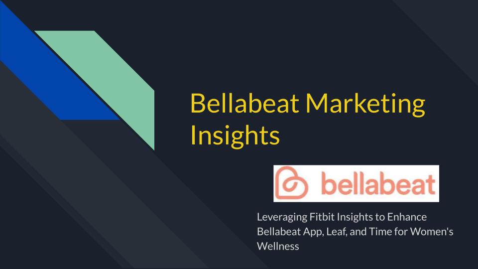 Title Slide - Bellabeat Case Study